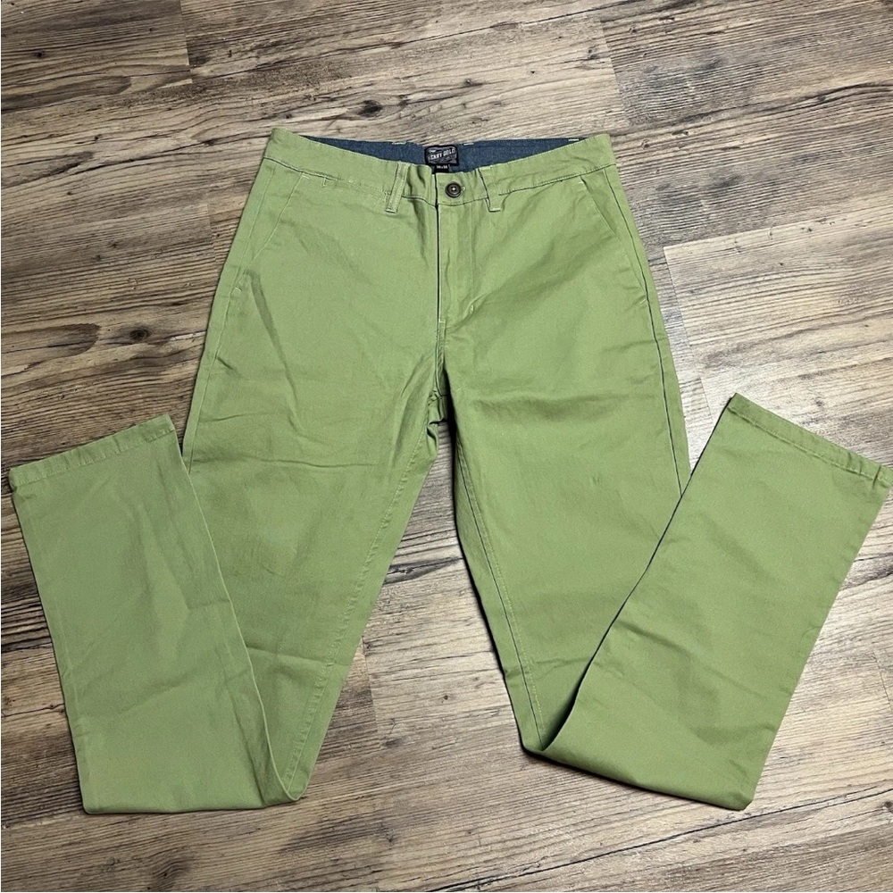 Benny Gold Classic Olive Chino Pants for Men 30W34L 🆕